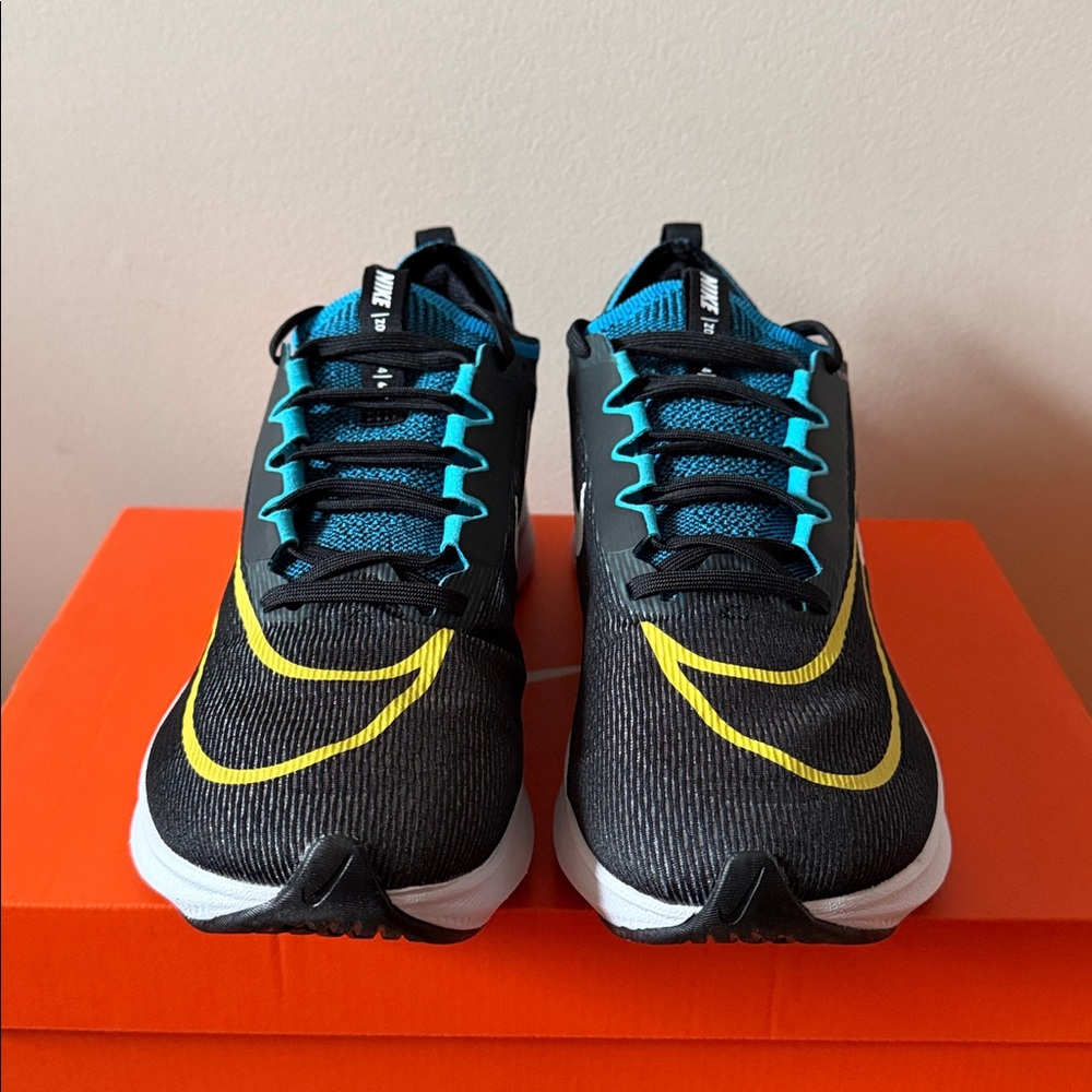 Nike Zoom Fly 4 Black Chlorine Blue CT2392-003 Men’s Size 9.5 - Picture 3 of 6